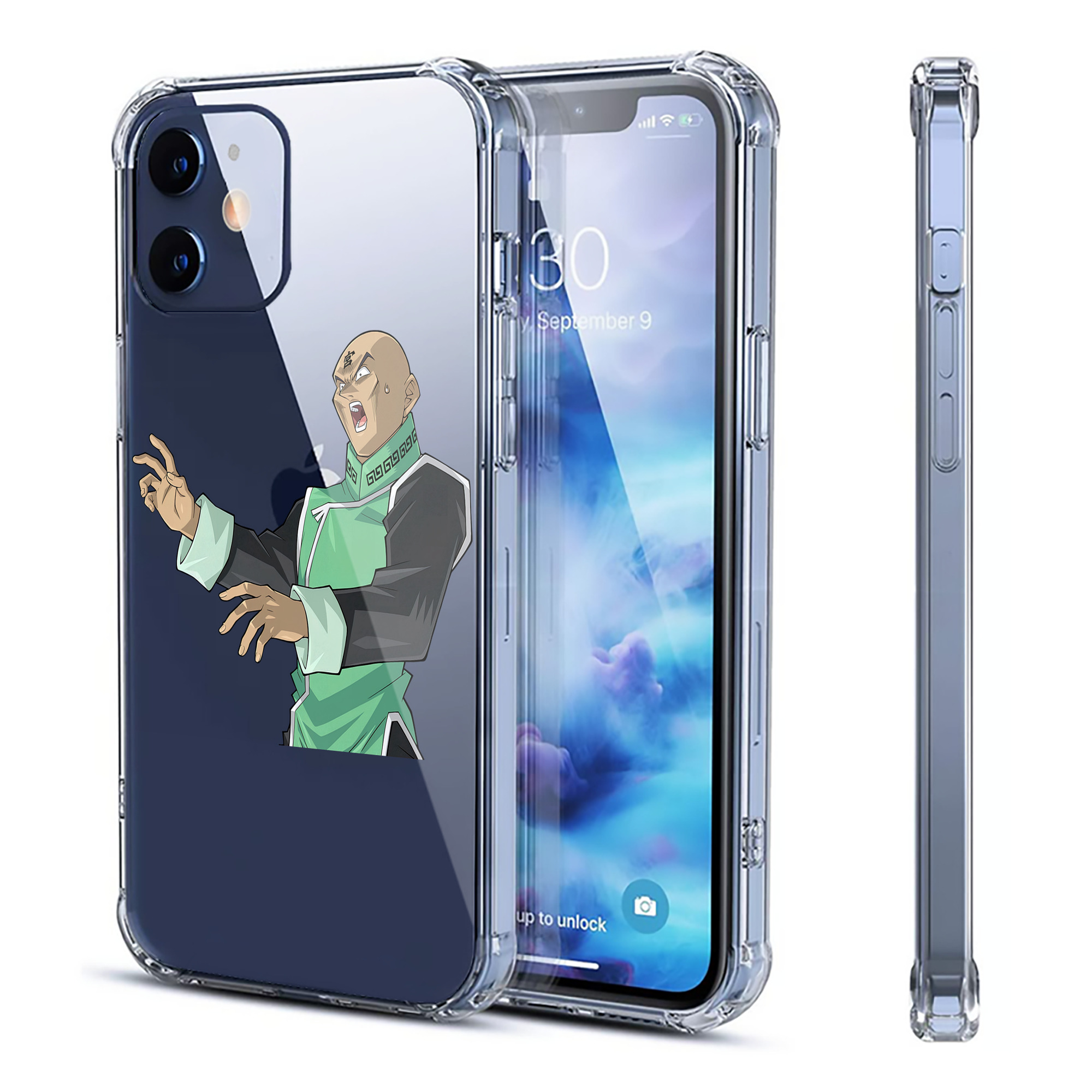 （画像用） 遊☆戯☆王 Yu-Gi-Oh! 【iPhone 12シリーズ対応】透明スマホケース（クリアソフトケース）